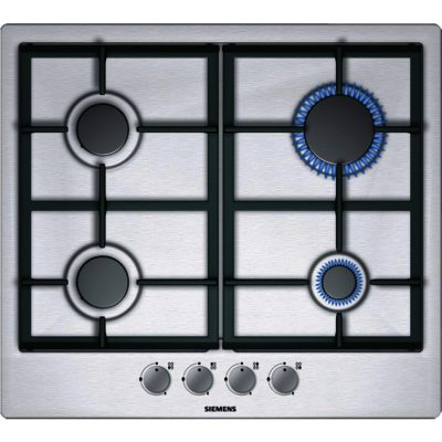 Siemens EC615PB90E 60cm Gas Hob with Flame Failure in Stainless Steel